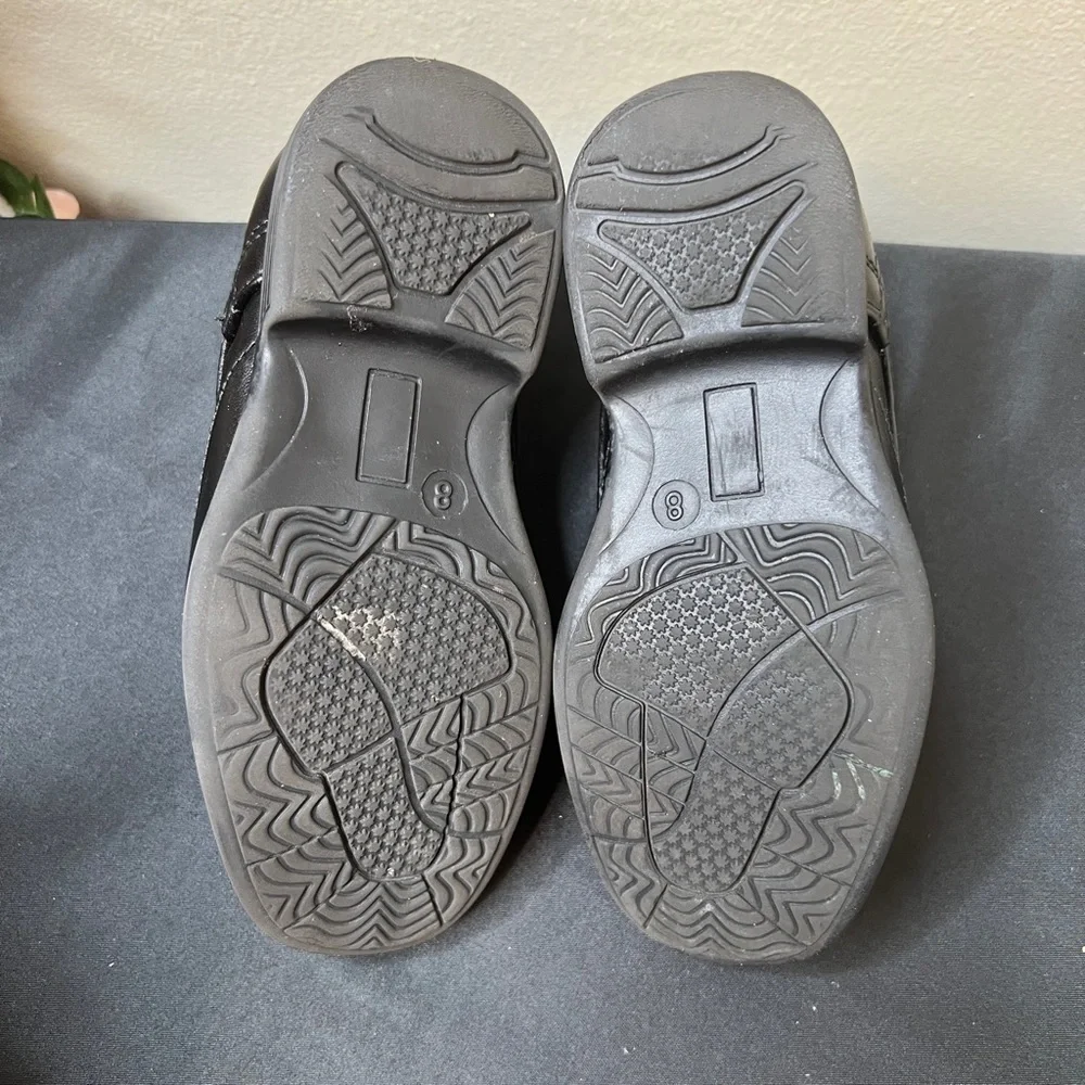 Cat& Jack Black Dress Shoes Toddler Boys 8 Casual Office School
